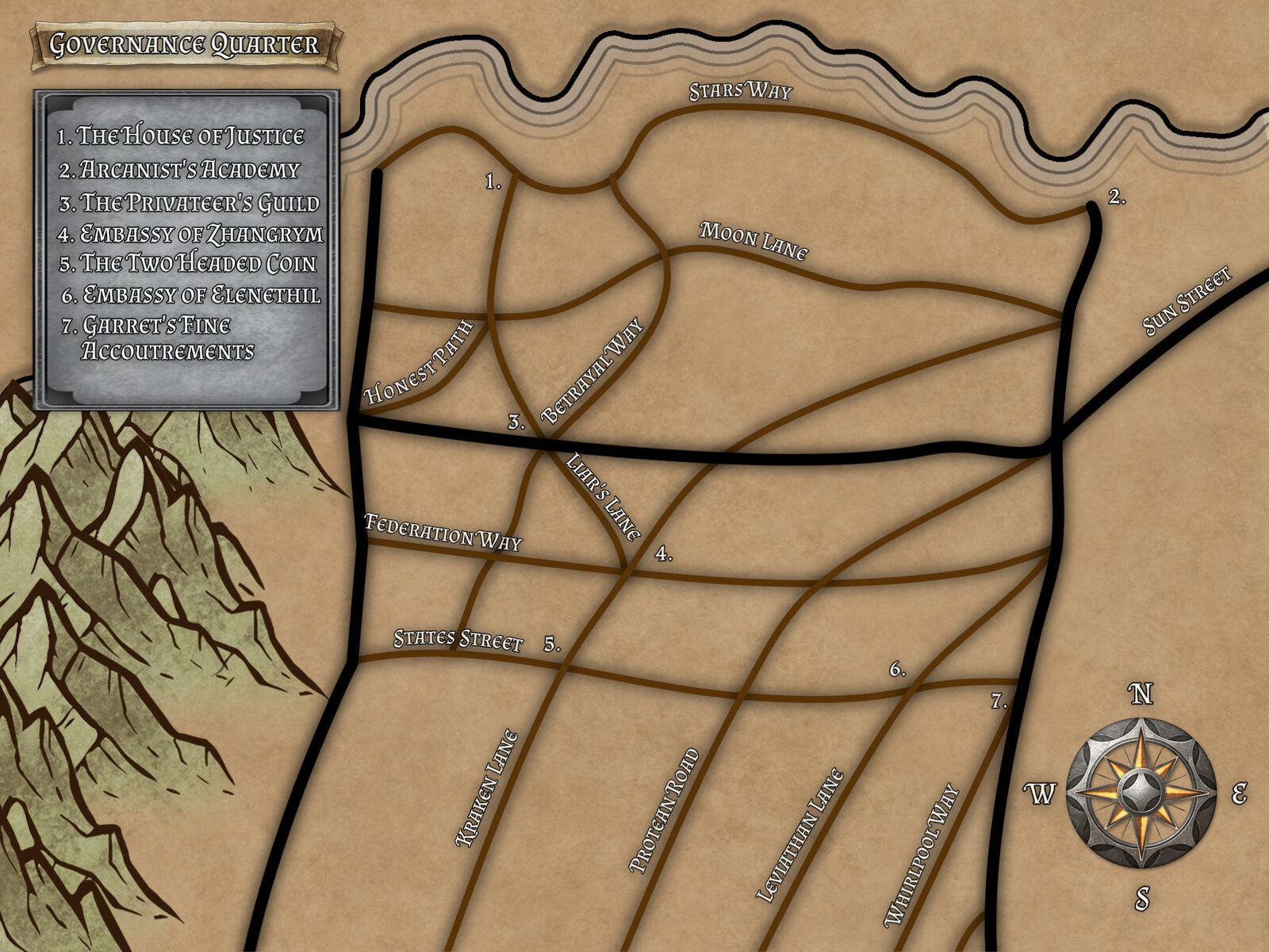 Map of the Governance Quarter