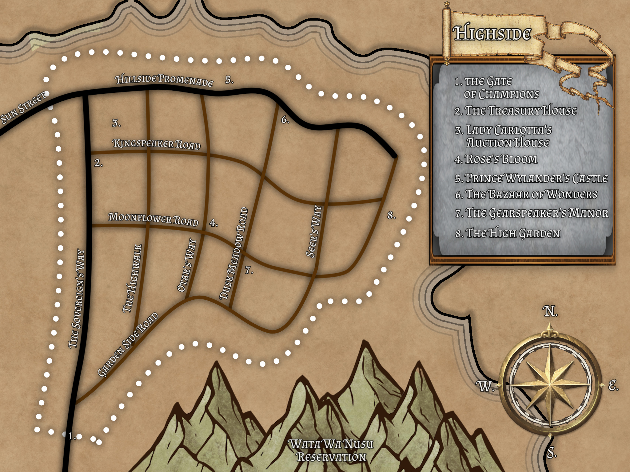Map of Highside